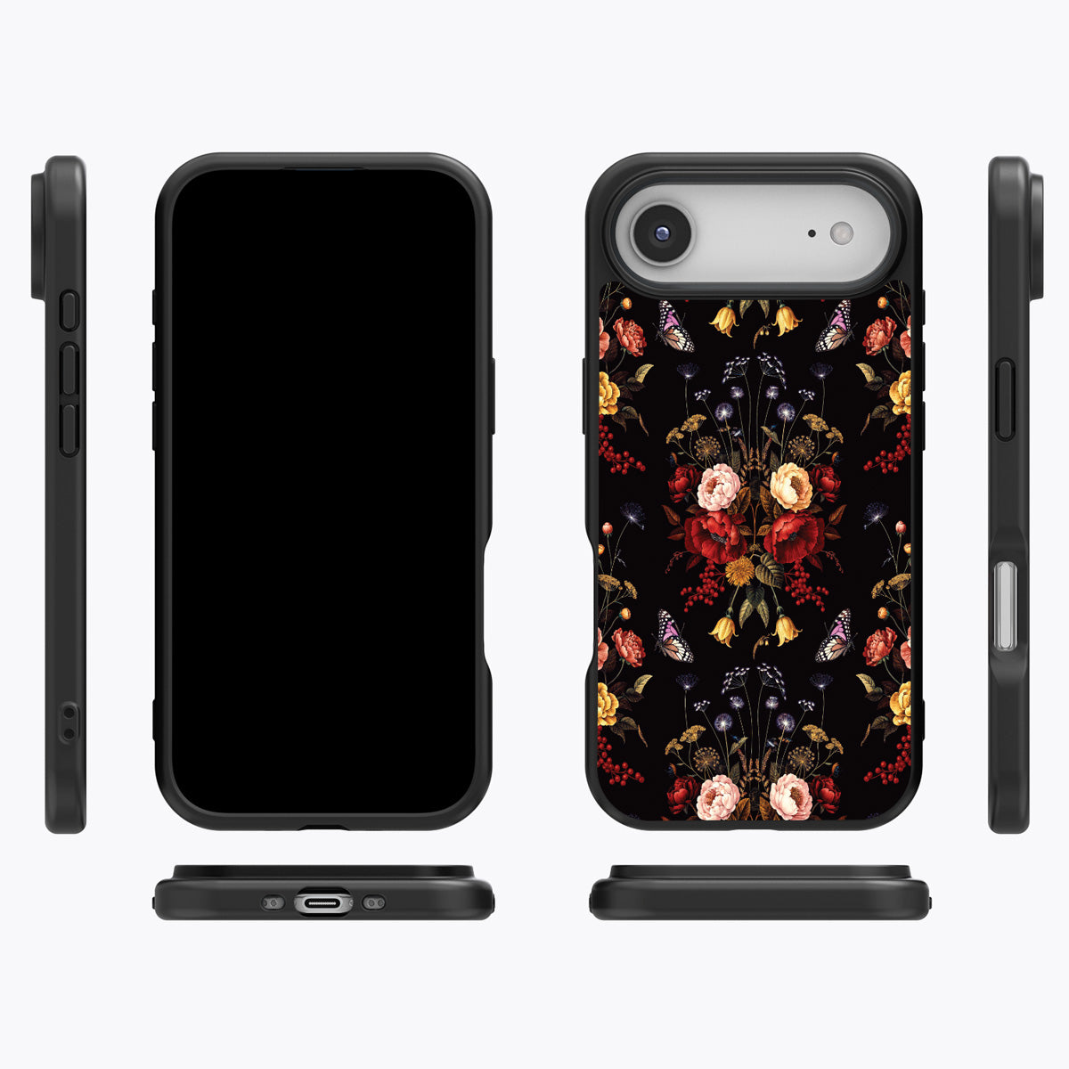 Kelmscott Bloom iPhone Air case cover – multi-angle view