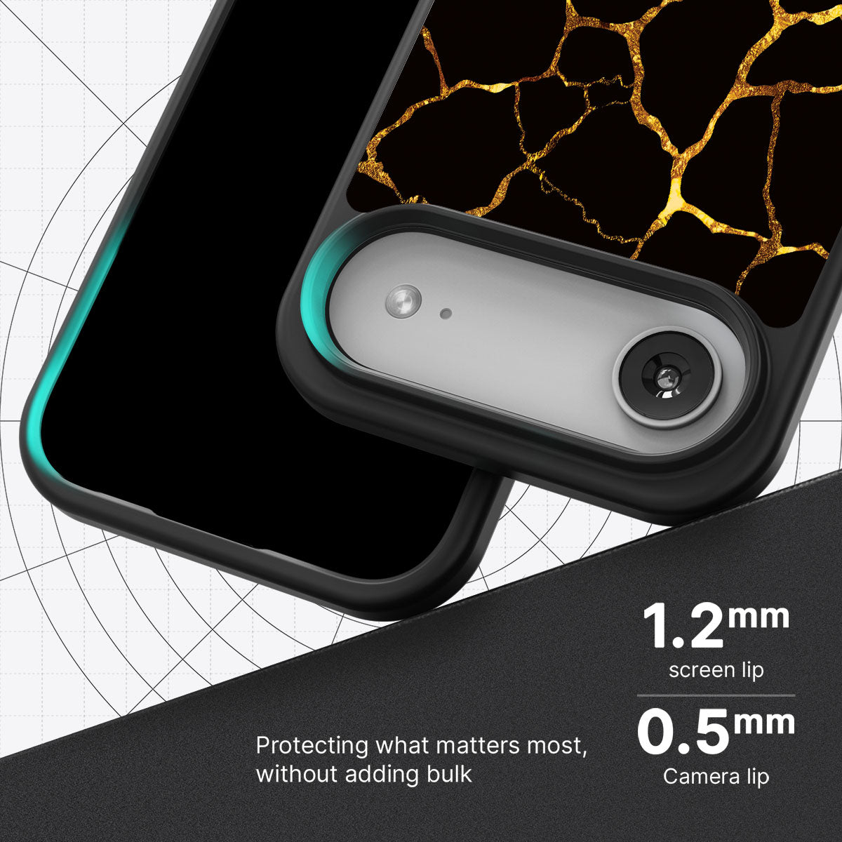 Kintsugi - iPhone 17 Air Case #case type_core (magsafe), #case type_core (non magsafe)