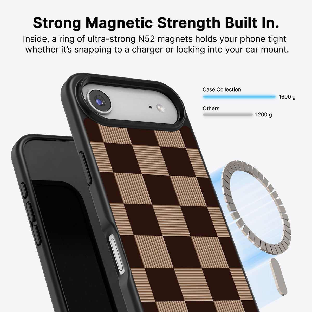 Latte Check - iPhone 17 Air Case #case type_core (magsafe)