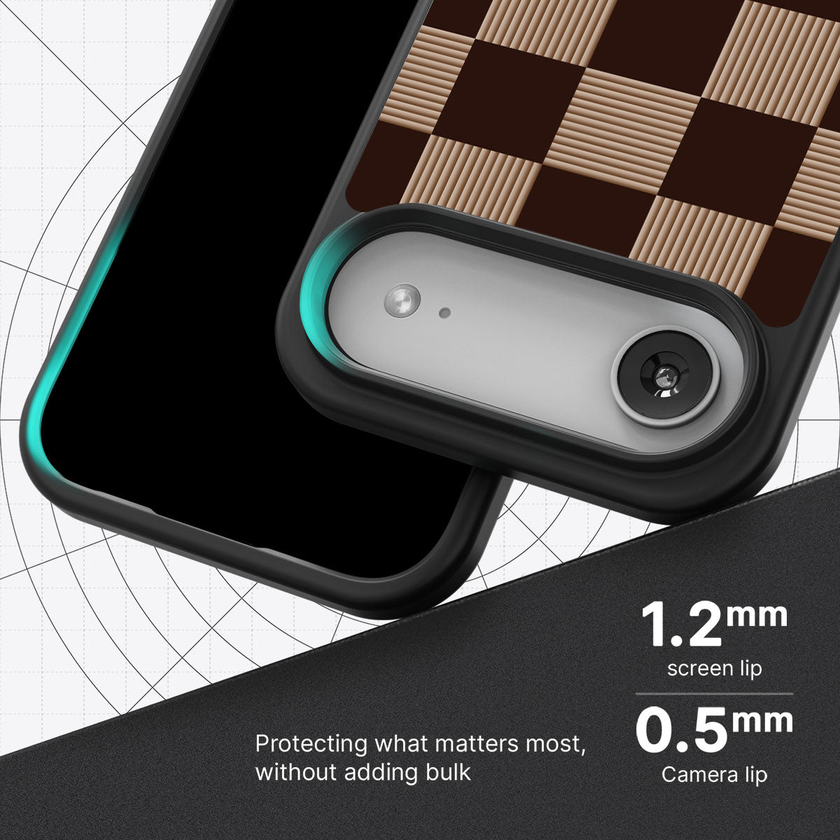 Latte Check - iPhone 17 Air Case #case type_core (magsafe), #case type_core (non magsafe)