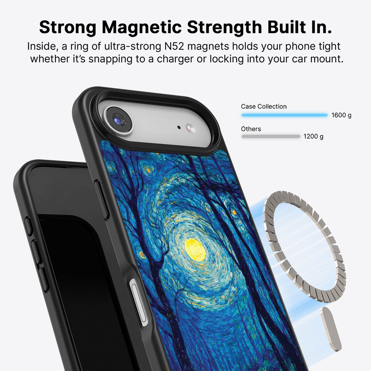 iPhone Air Case with MagSafe – Moonlit Forest