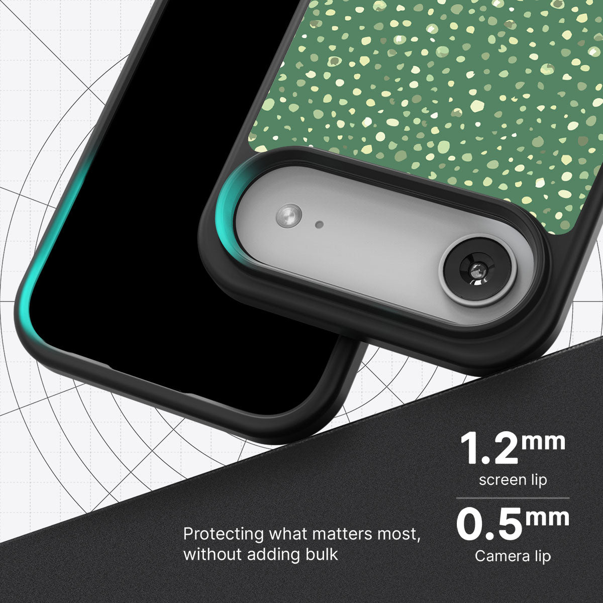 Moss Mosaic - iPhone 17 Air Case #case type_core (magsafe), #case type_core (non magsafe)