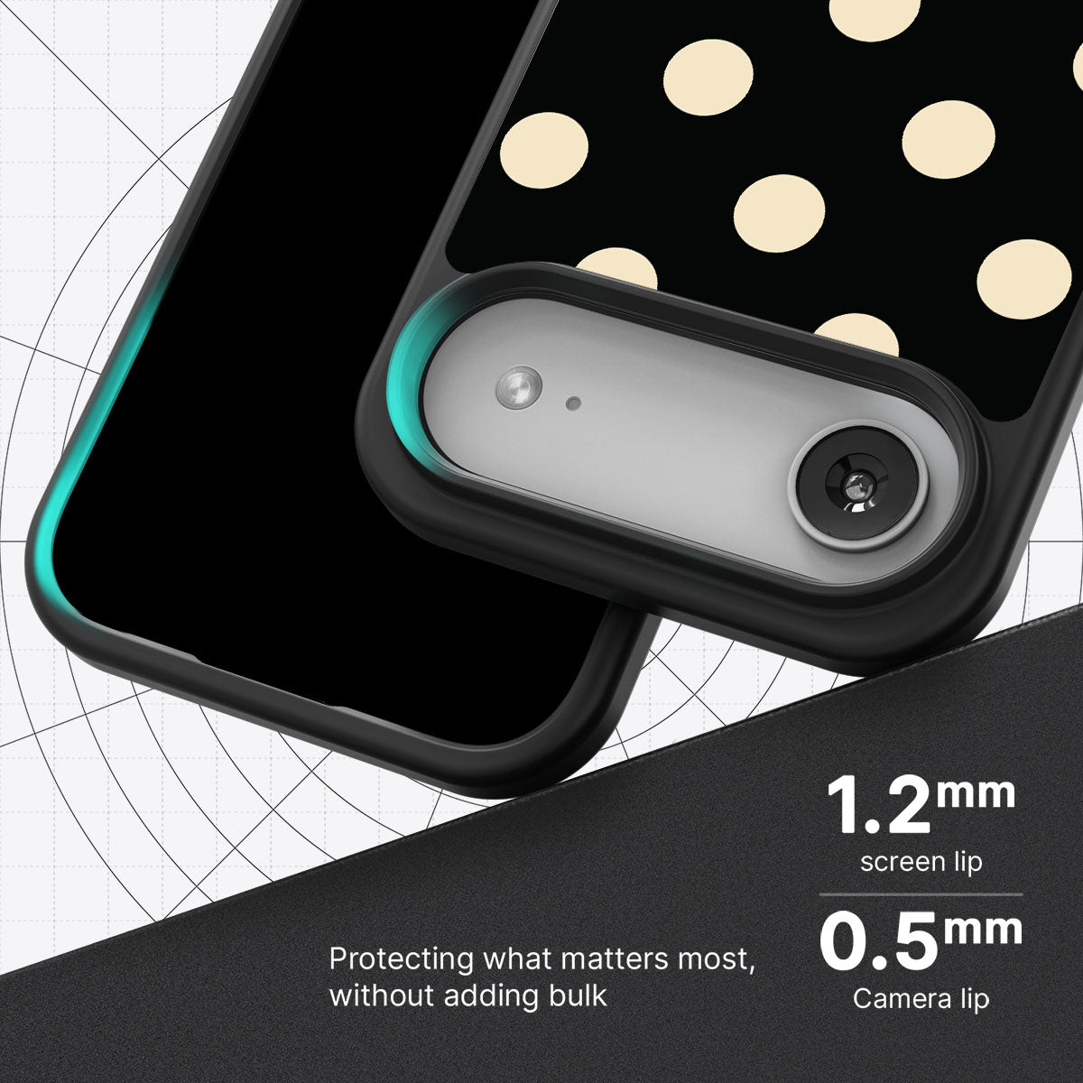 Noir Cream - iPhone 17 Air Case #case type_core (magsafe), #case type_core (non magsafe)