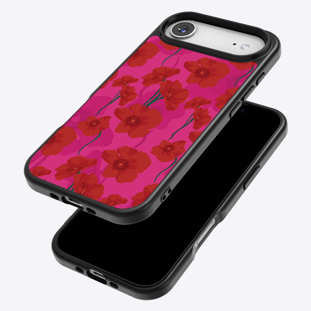 Pink Poppies - iPhone 17 Air Case #case type_core (magsafe), #case type_core (non magsafe)