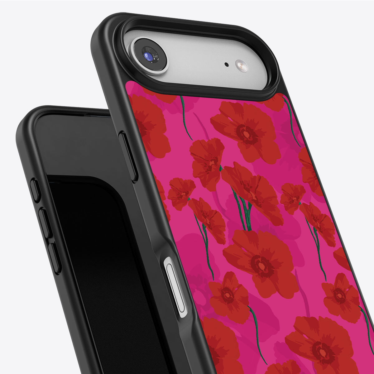 Pink Poppies - iPhone 17 Air Case #case type_core (non magsafe)