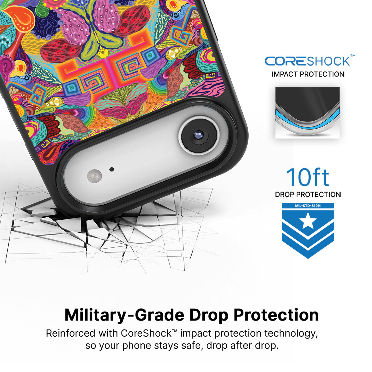 Psychaedellic - iPhone 17 Air Case #case type_core (magsafe), #case type_core (non magsafe)