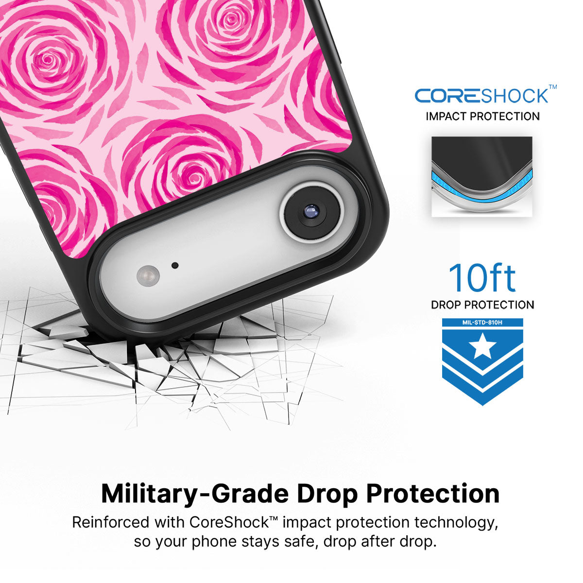 Rosy Reverie - iPhone 17 Air Case #case type_core (magsafe), #case type_core (non magsafe)