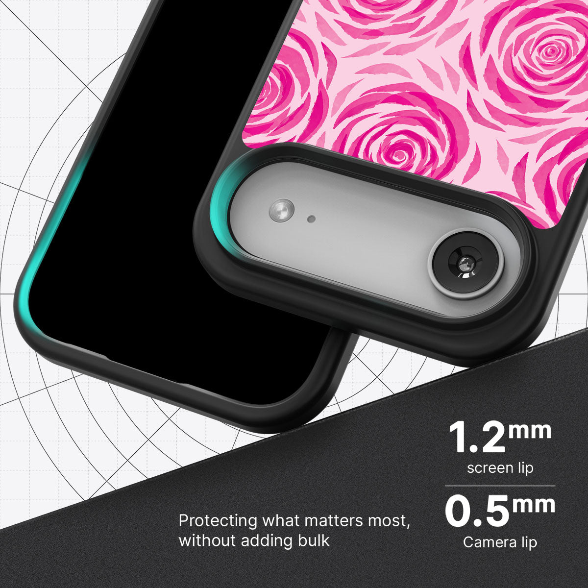 Rosy Reverie - iPhone 17 Air Case #case type_core (magsafe), #case type_core (non magsafe)