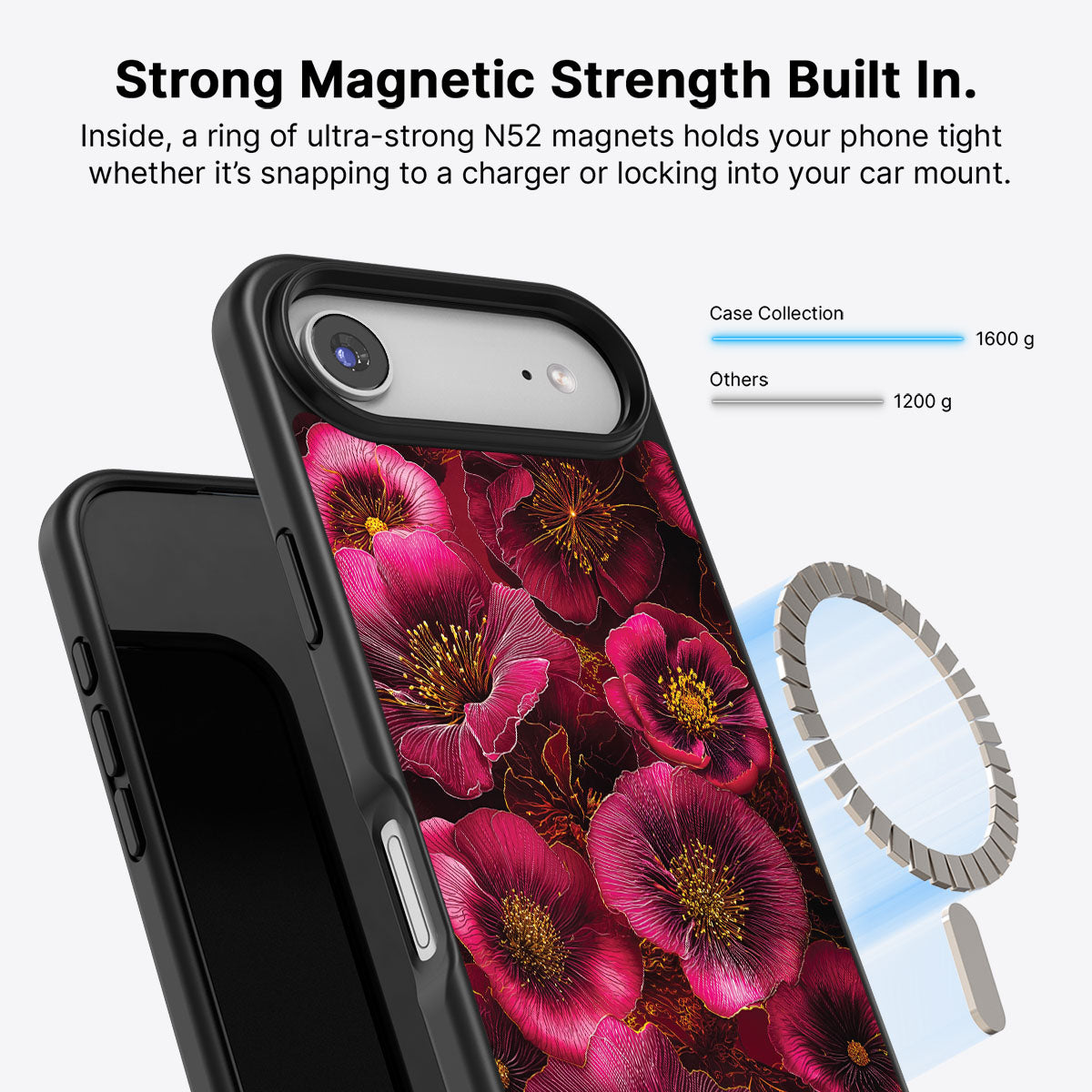 iPhone Air Case with MagSafe – Ruby Flora
