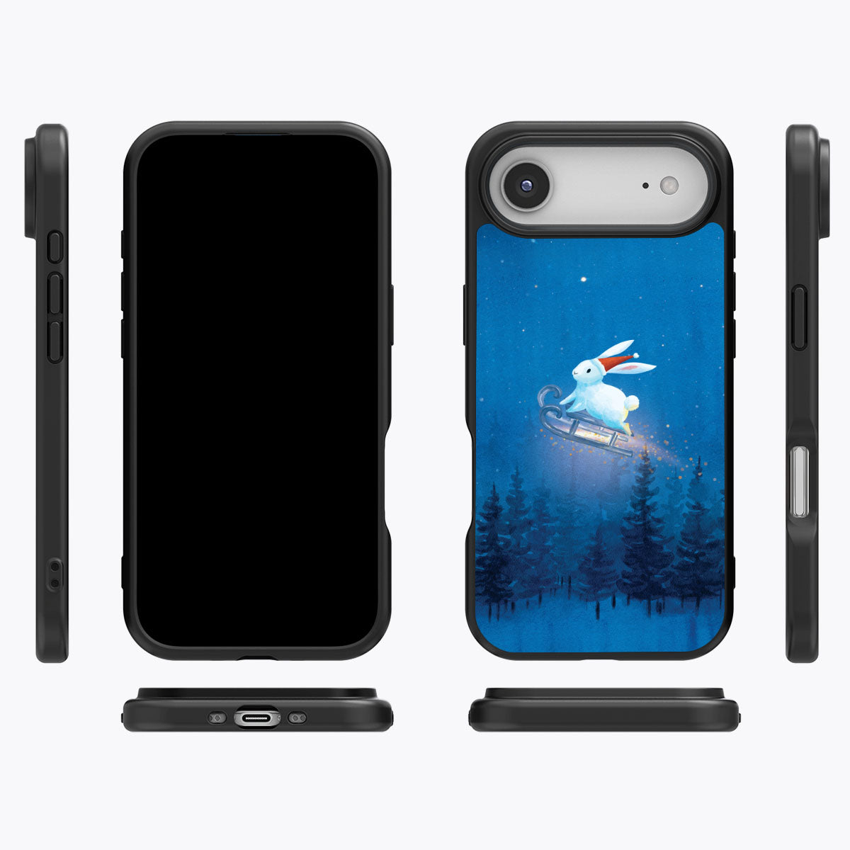 Santa Bunny - iPhone 17 Air Case #case type_core (magsafe), #case type_core (non magsafe)