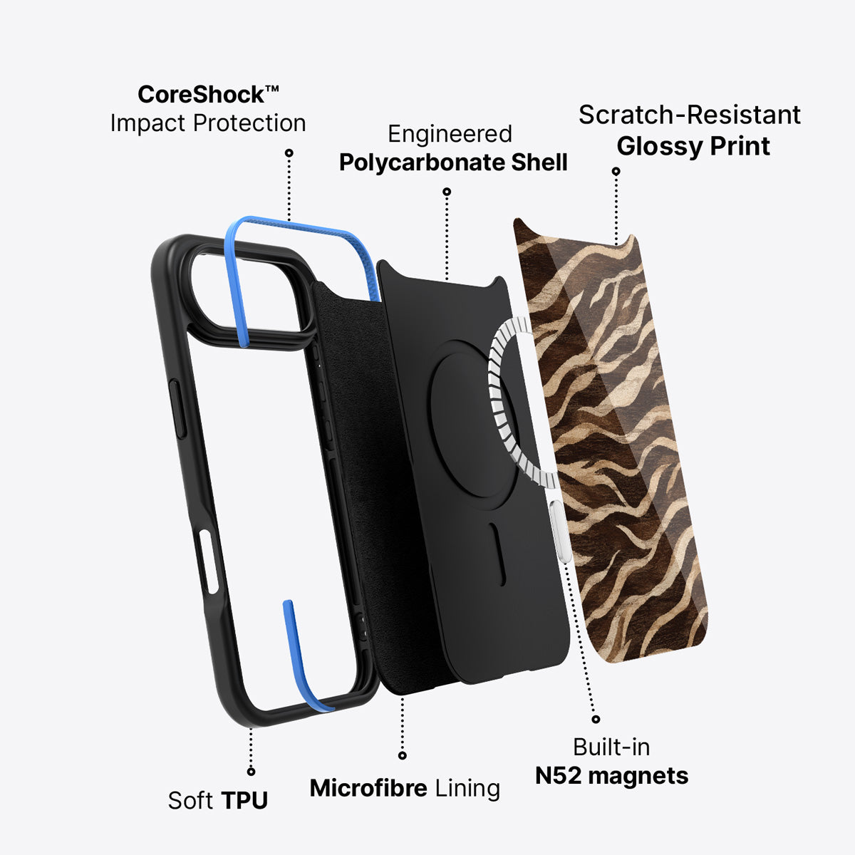 iPhone Air case construction – Savanna Silk phone case