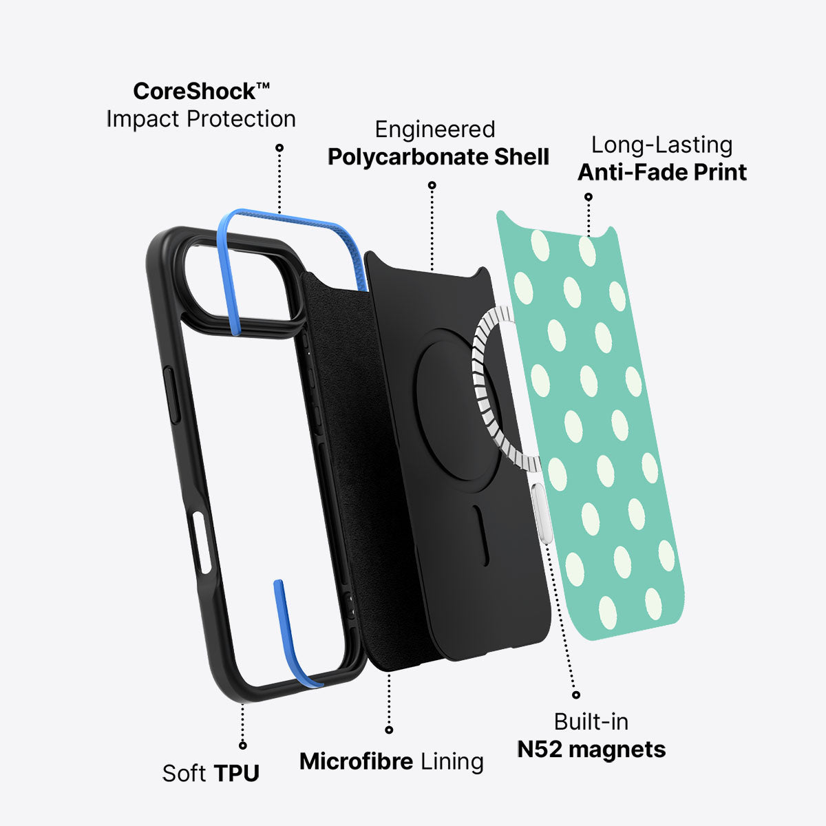 Sea Mist - iPhone 17 Air Case #case type_core (magsafe)