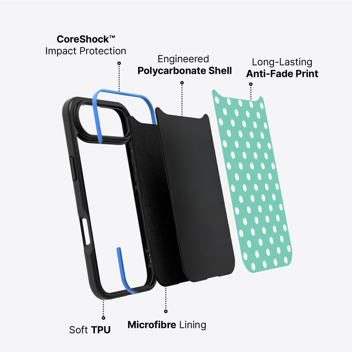 Sea Pearls - iPhone 17 Air Case #case type_core (non magsafe)