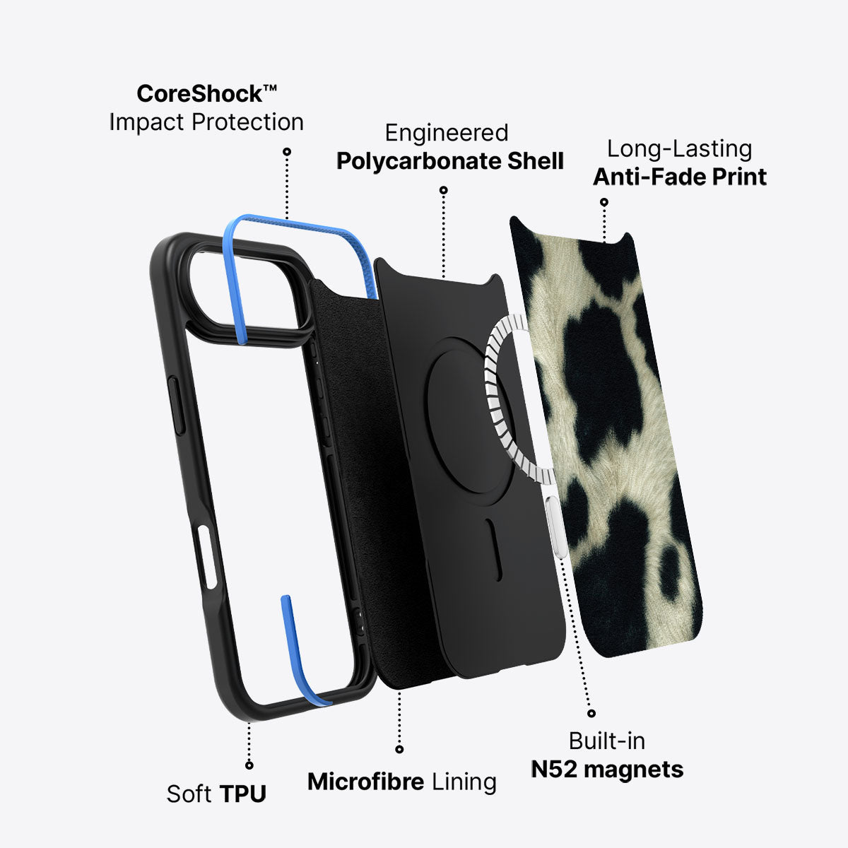 Swiss Cow - iPhone 17 Air Case #case type_core (magsafe)