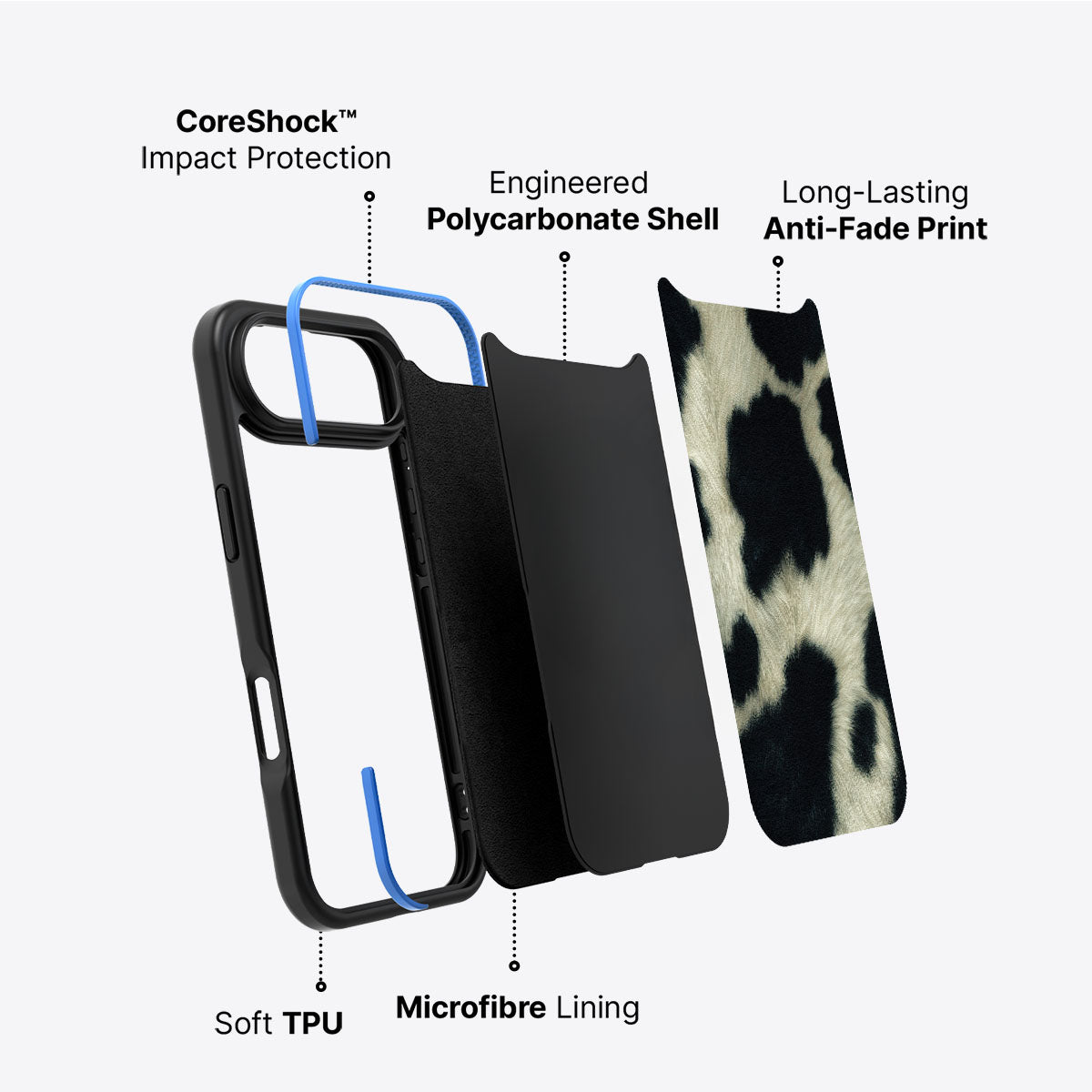 Swiss Cow - iPhone 17 Air Case #case type_core (non magsafe)
