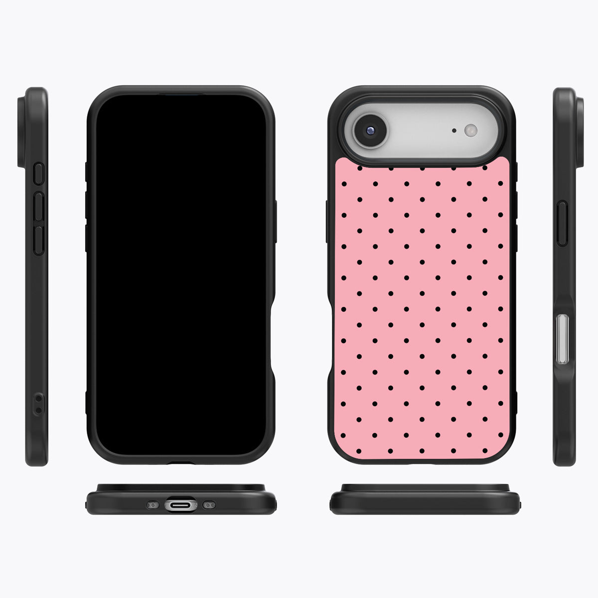 Veloria iPhone 17 Air case cover – multi-angle view