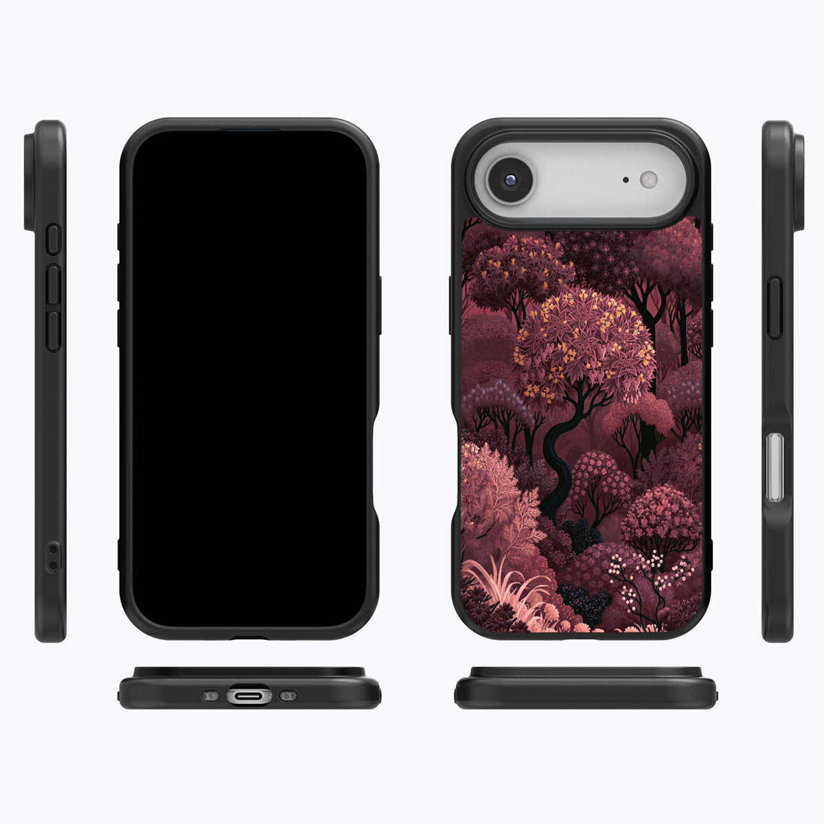 Velvet Reverie iPhone Air case cover – multi-angle view