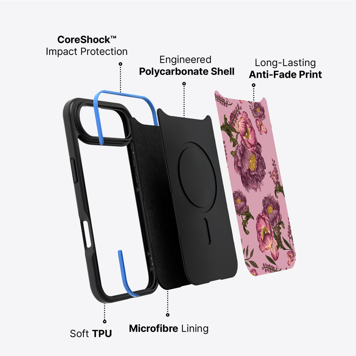 Vintage Blossoms - iPhone 17 Air Case #case type_core (non magsafe)