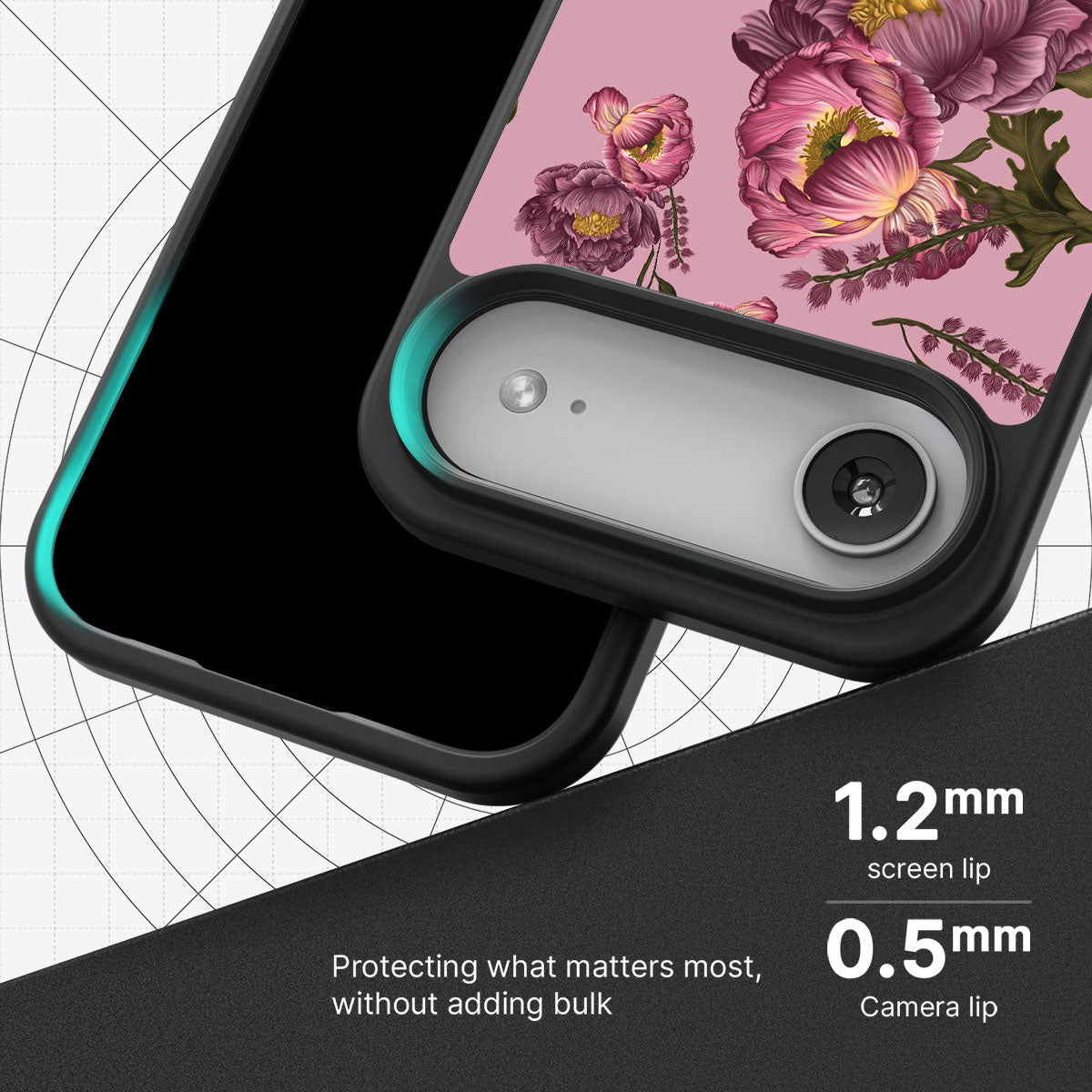 Vintage Blossoms - iPhone 17 Air Case #case type_core (magsafe), #case type_core (non magsafe)