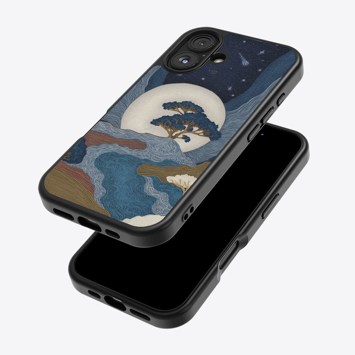 Aura Farming iPhone 17 case – back and side view