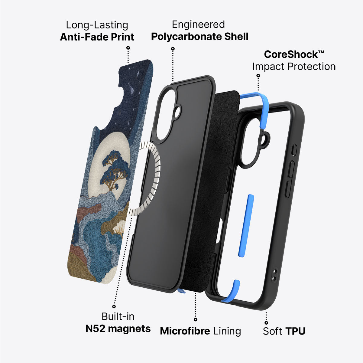 iPhone 17 case construction – Aura Farming phone case
