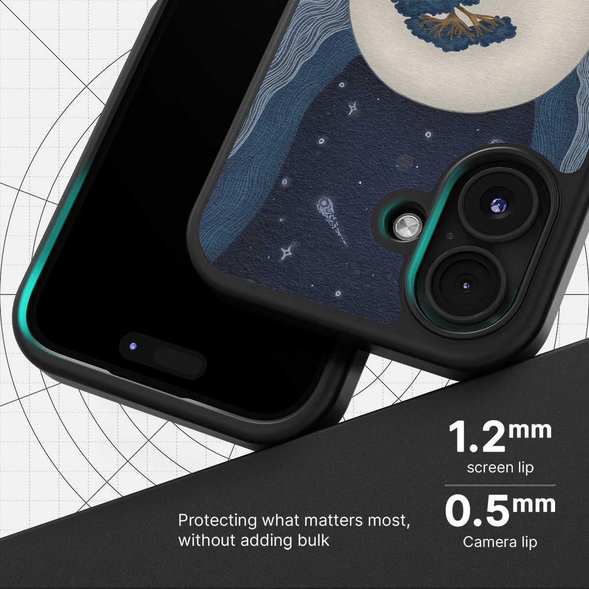 Aura Farming slim iPhone 17 phone case