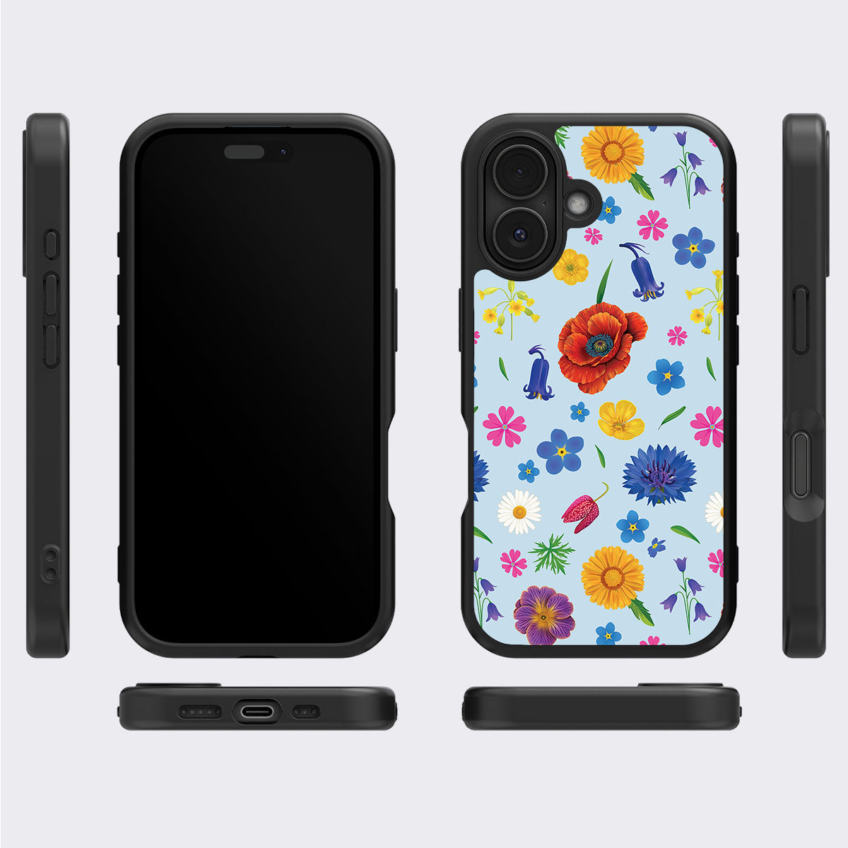 British Wildflowers - iPhone 17 Case #case type_core (magsafe), #case type_core (non magsafe)