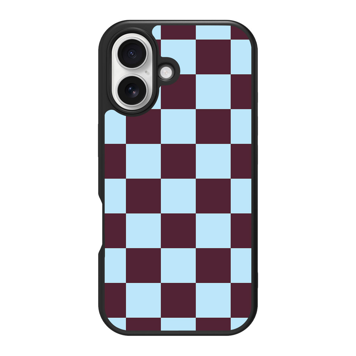 Cabernet Tile design back view – iPhone 17 case