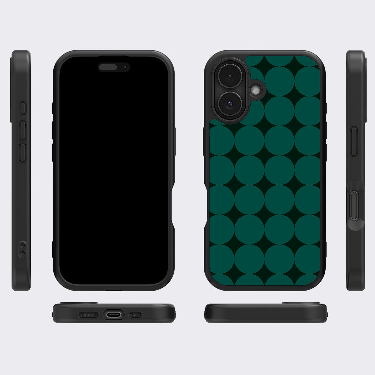 Emerald Bed - iPhone 17 Case #case type_core (magsafe), #case type_core (non magsafe)