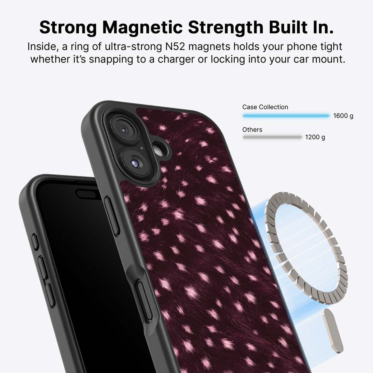 iPhone 17 MagSafe case – Fawn Spots design