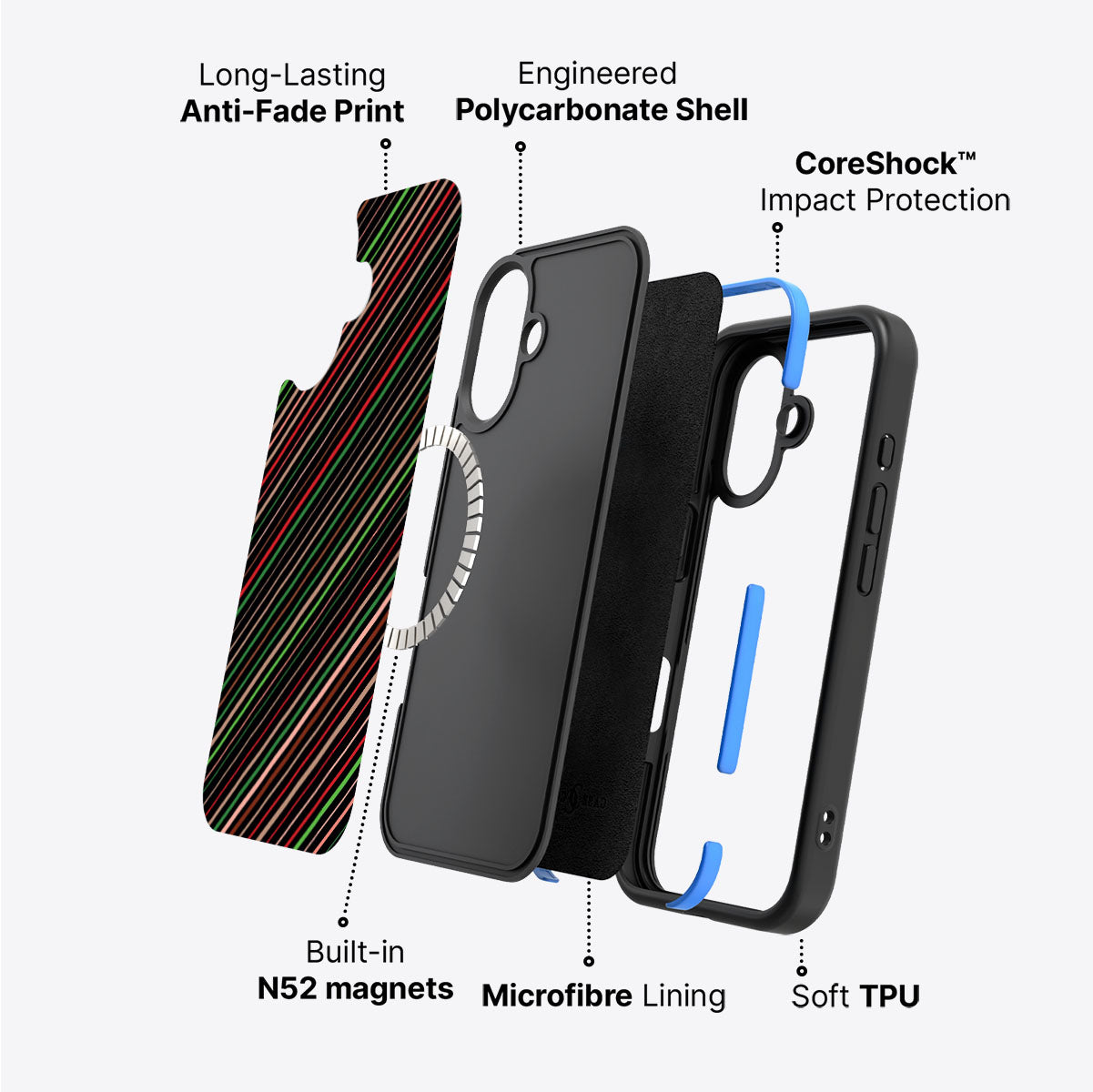 Festive Code - iPhone 17 Case #case type_core (magsafe)