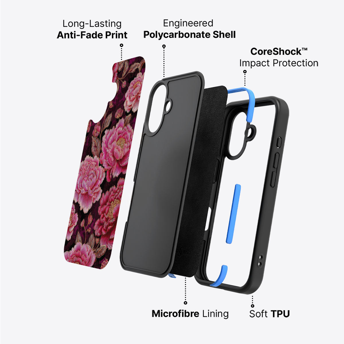 Floral Opulence - iPhone 17 Case #case type_core (non magsafe)