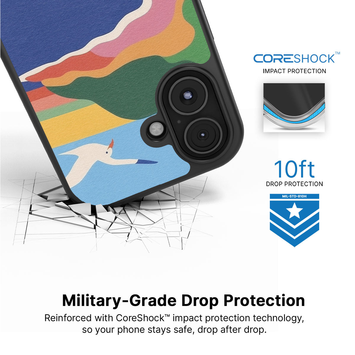 Joy Beach - iPhone 17 Case #case type_core (magsafe), #case type_core (non magsafe)