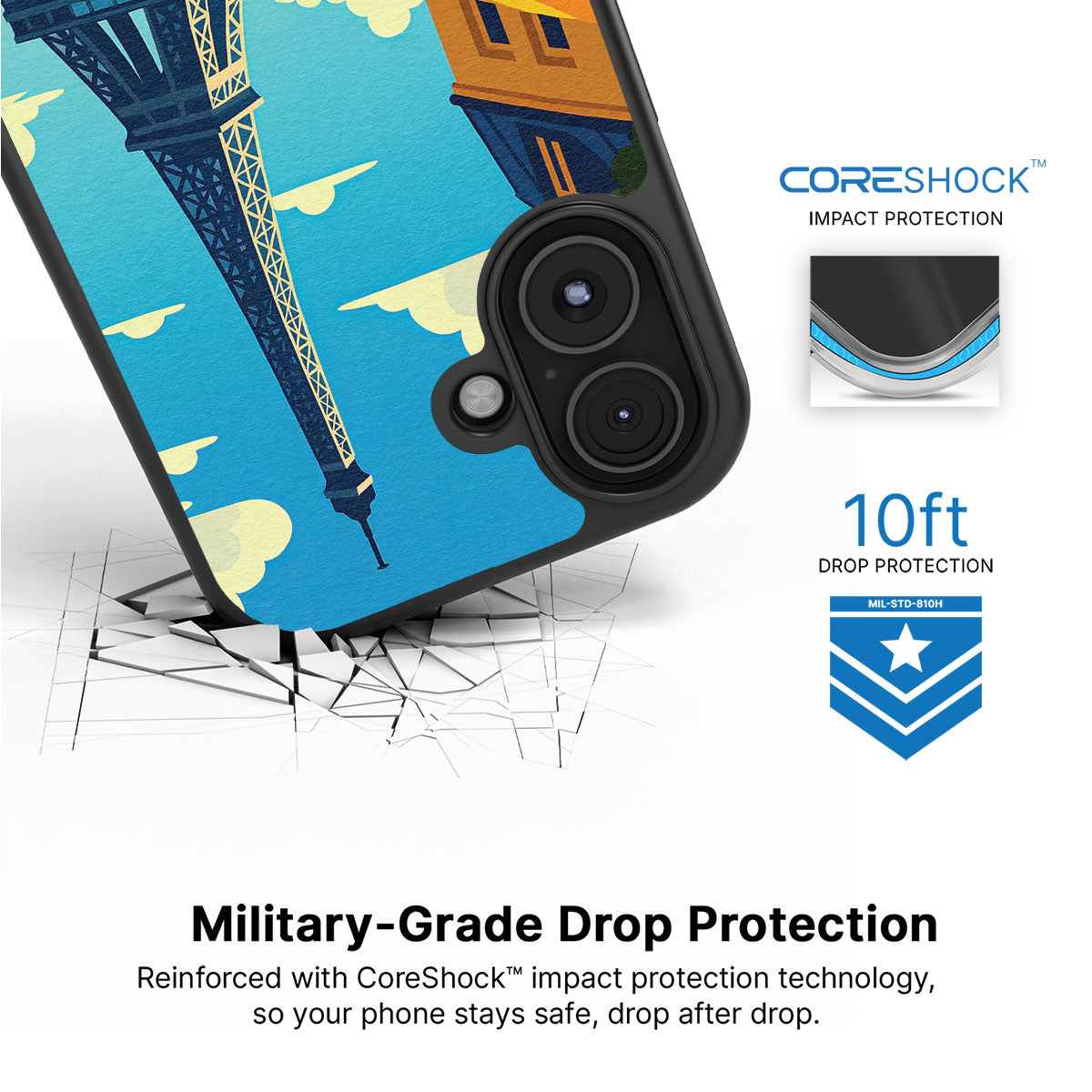 Paris - iPhone 17 Case #case type_core (magsafe), #case type_core (non magsafe)