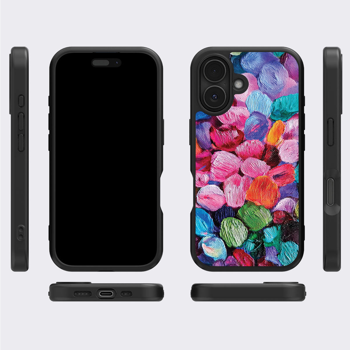 iPhone 17 Case with MagSafe – Petal Mosaic