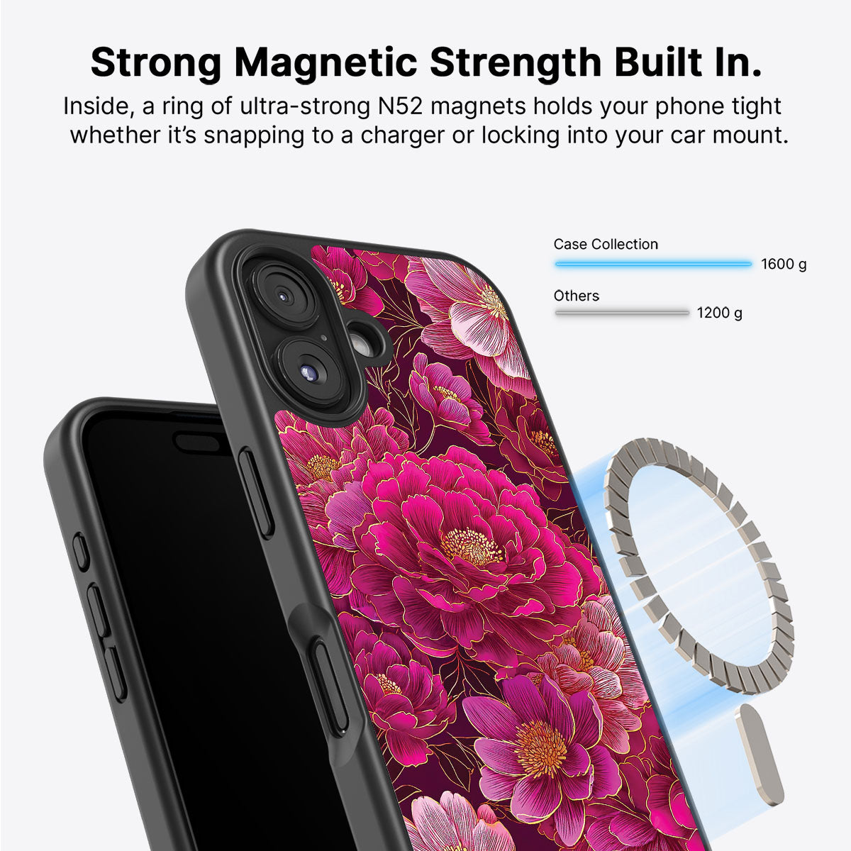 iPhone 17 MagSafe case – Pink Reverie design
