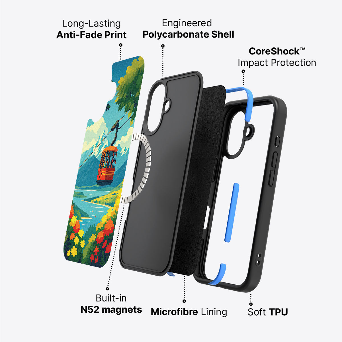 Queenstown - iPhone 17 Case #case type_core (magsafe)