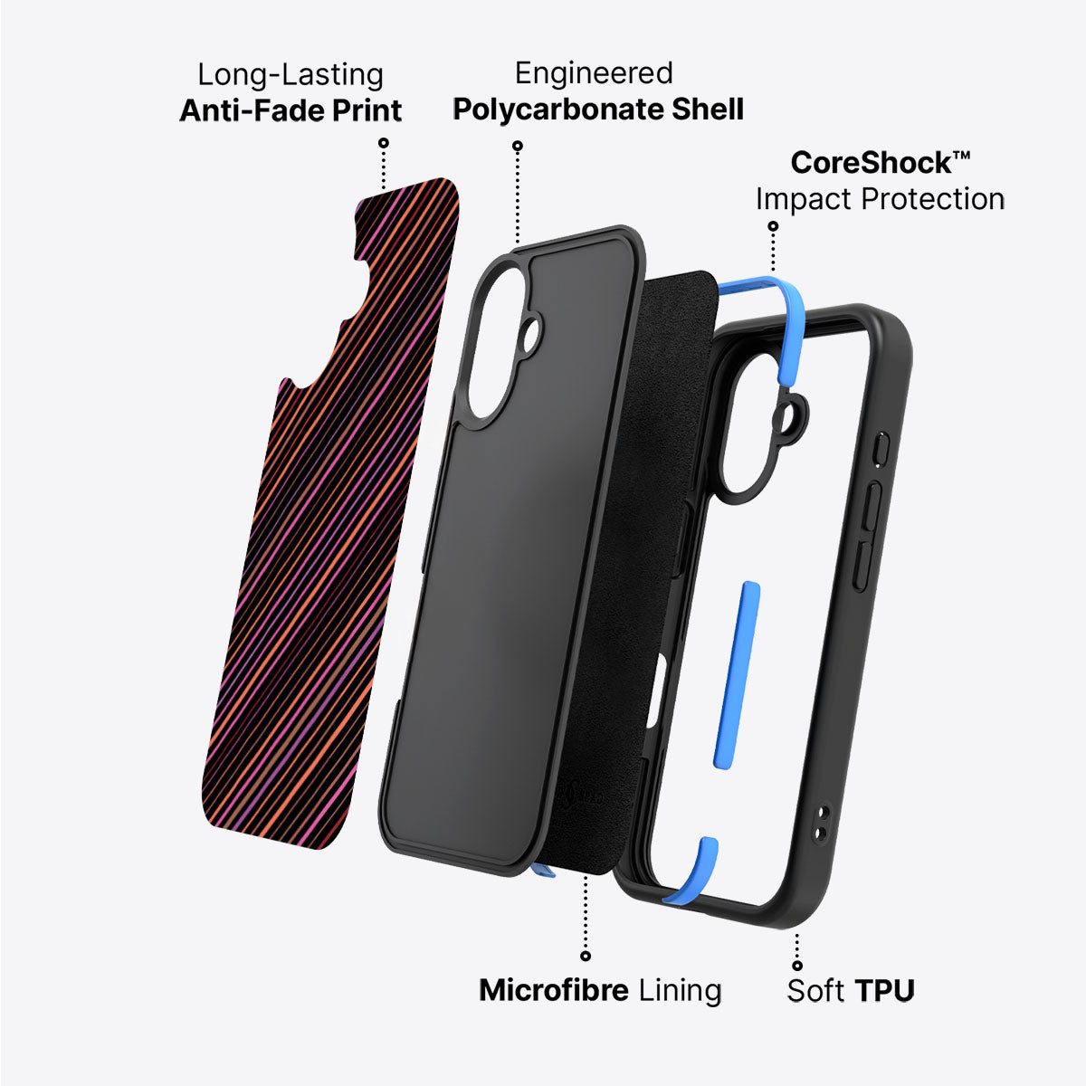 Rave Code - iPhone 17 Case #case type_core (non magsafe)