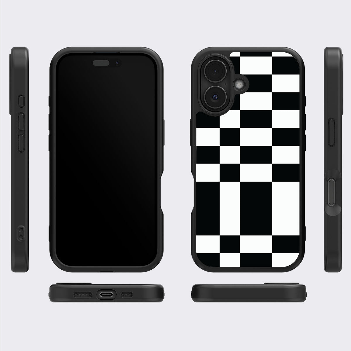 Skewed Checks - iPhone 17 Case #case type_core (magsafe), #case type_core (non magsafe)