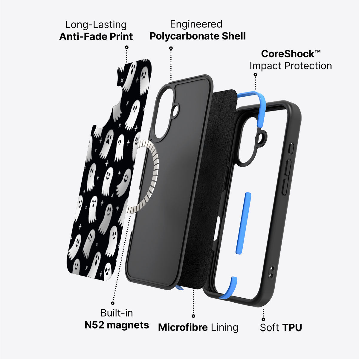 Spooky Spirits - iPhone 17 Case #case type_core (magsafe)