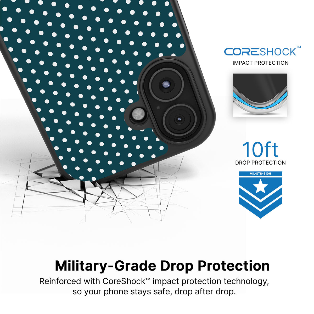 Teal Mesh - iPhone 17 Case #case type_core (magsafe), #case type_core (non magsafe)