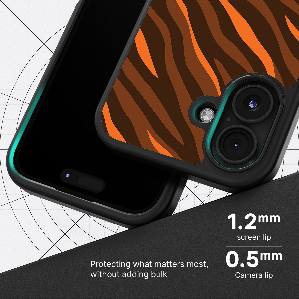 Tiger Trace - iPhone 17 Case #case type_core (magsafe), #case type_core (non magsafe)