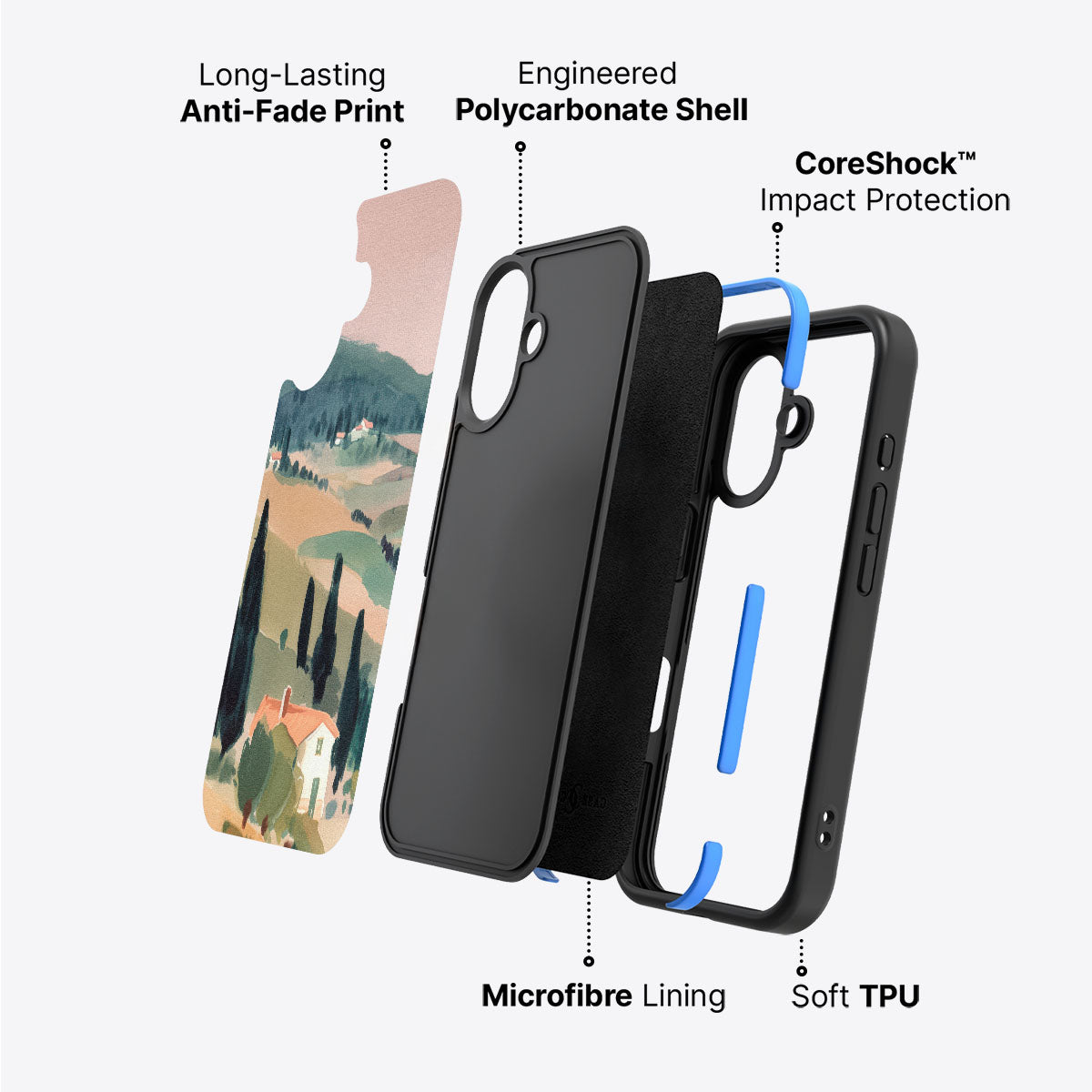 Tuscan Holiday - iPhone 17 Case #case type_core (non magsafe)