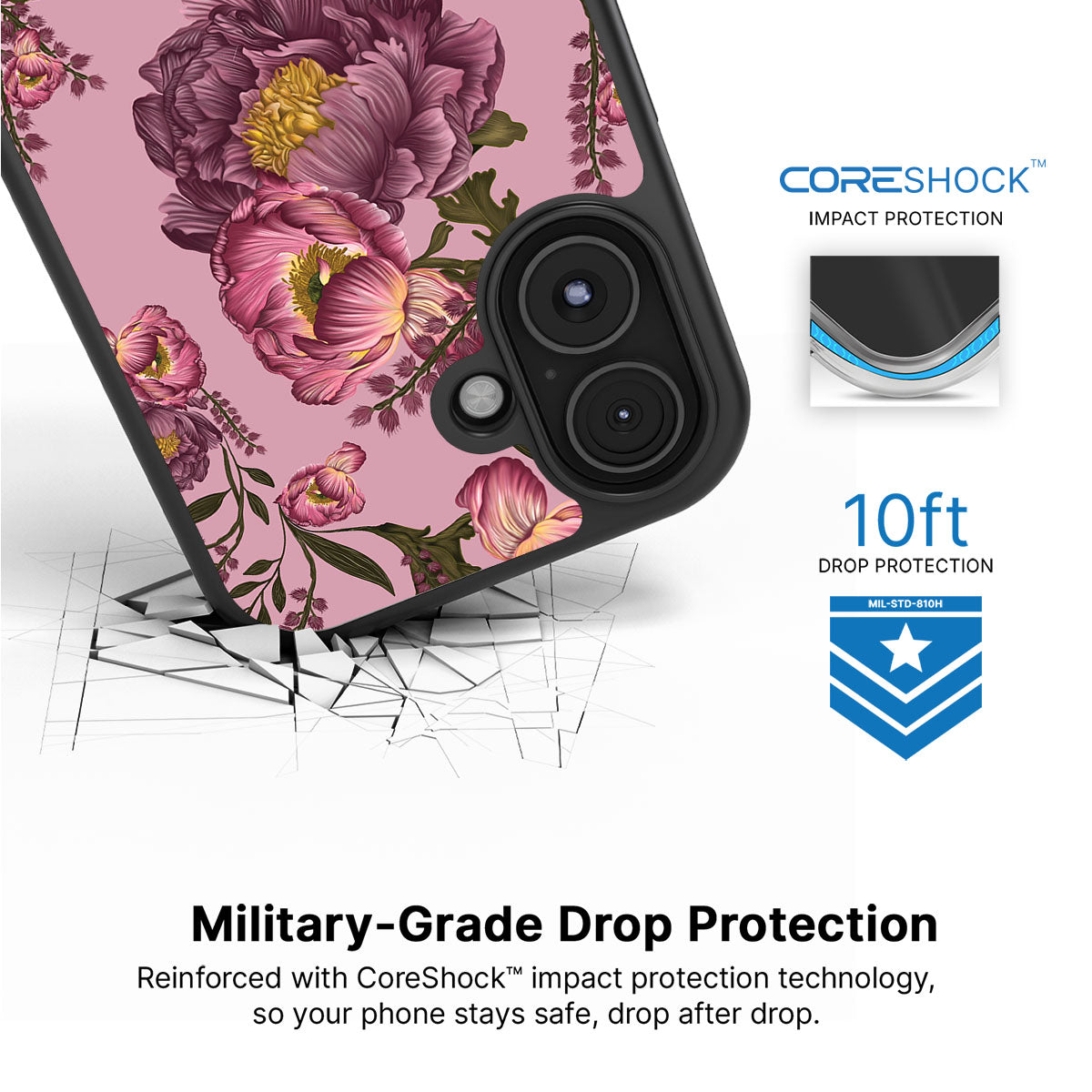 Vintage Blossoms - iPhone 17 Case #case type_core (magsafe), #case type_core (non magsafe)