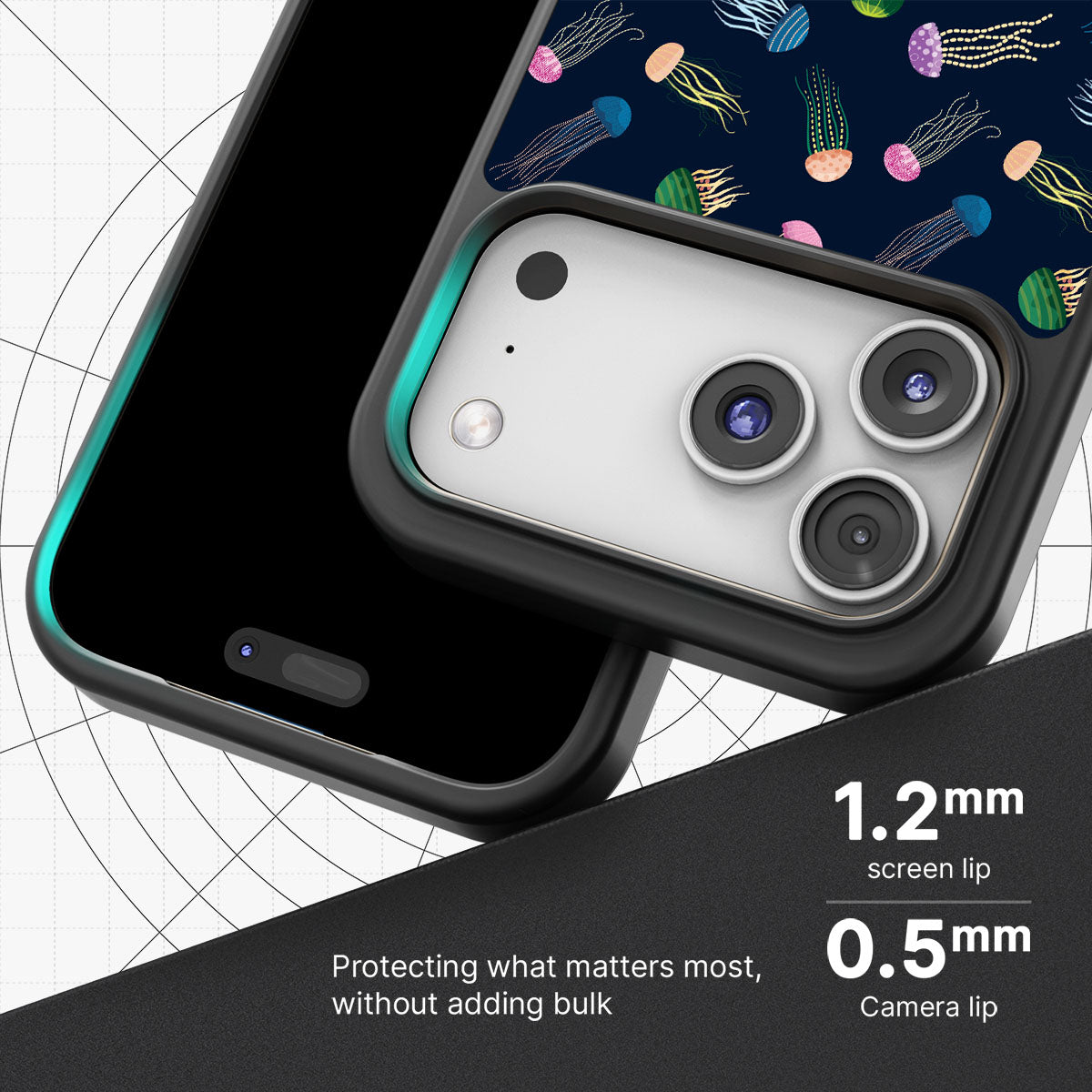 Jellyfish - iPhone 17 Pro Case, #case type_core (magsafe), #case type_core (non magsafe)