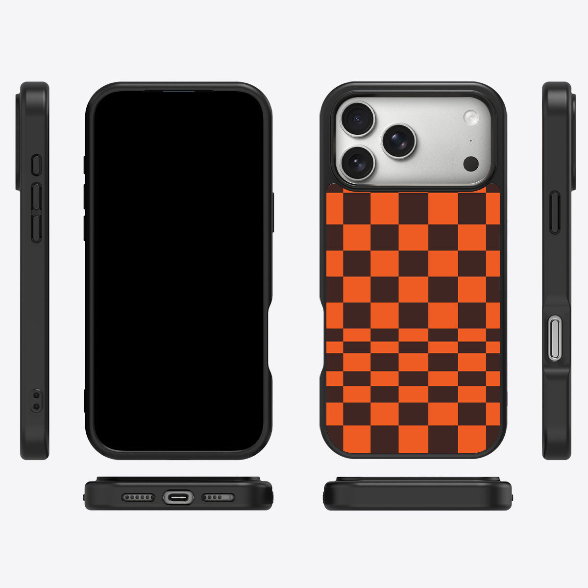 Amber Pop iPhone 17 Pro case cover – multi-angle view