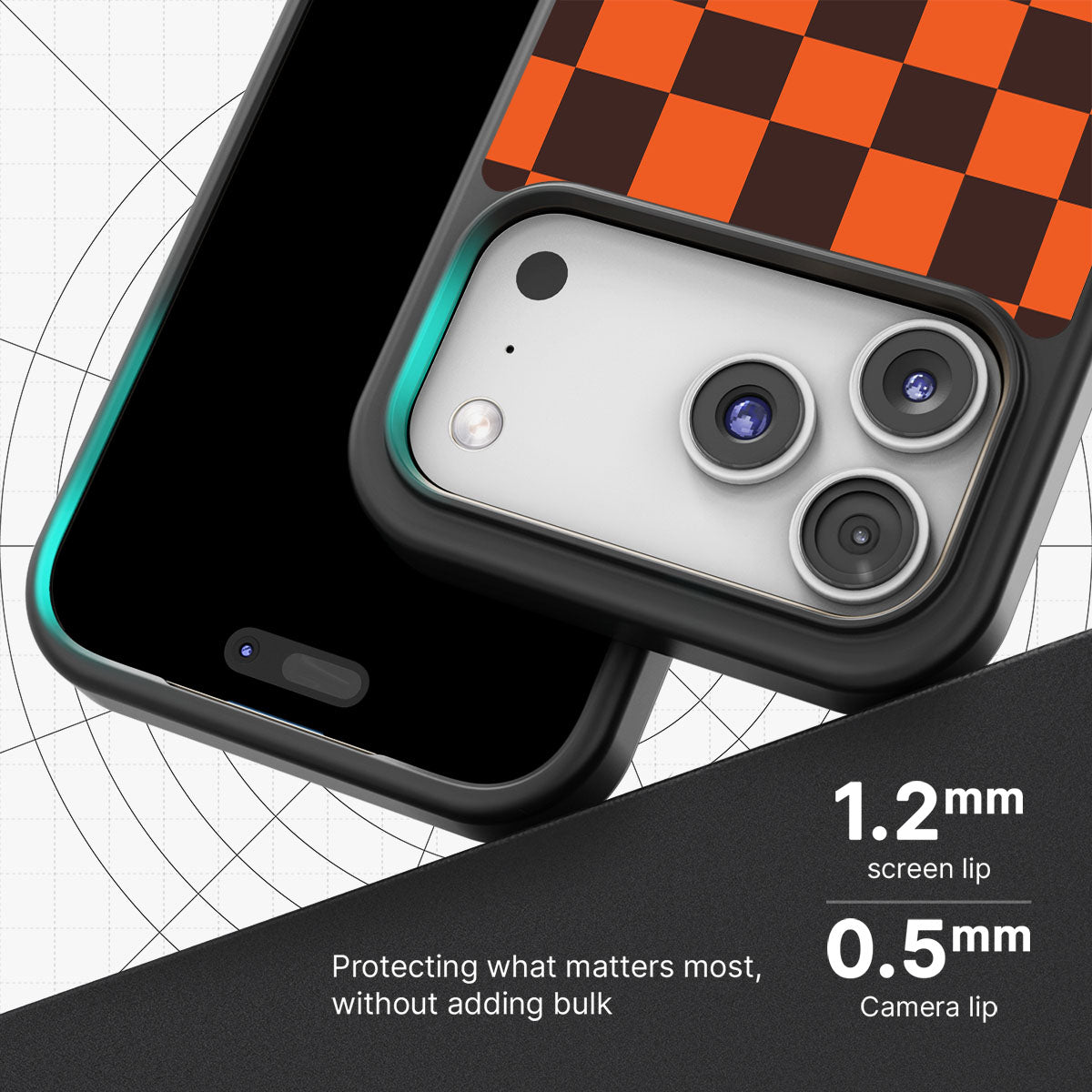 Amber Pop slim iPhone 17 Pro phone case