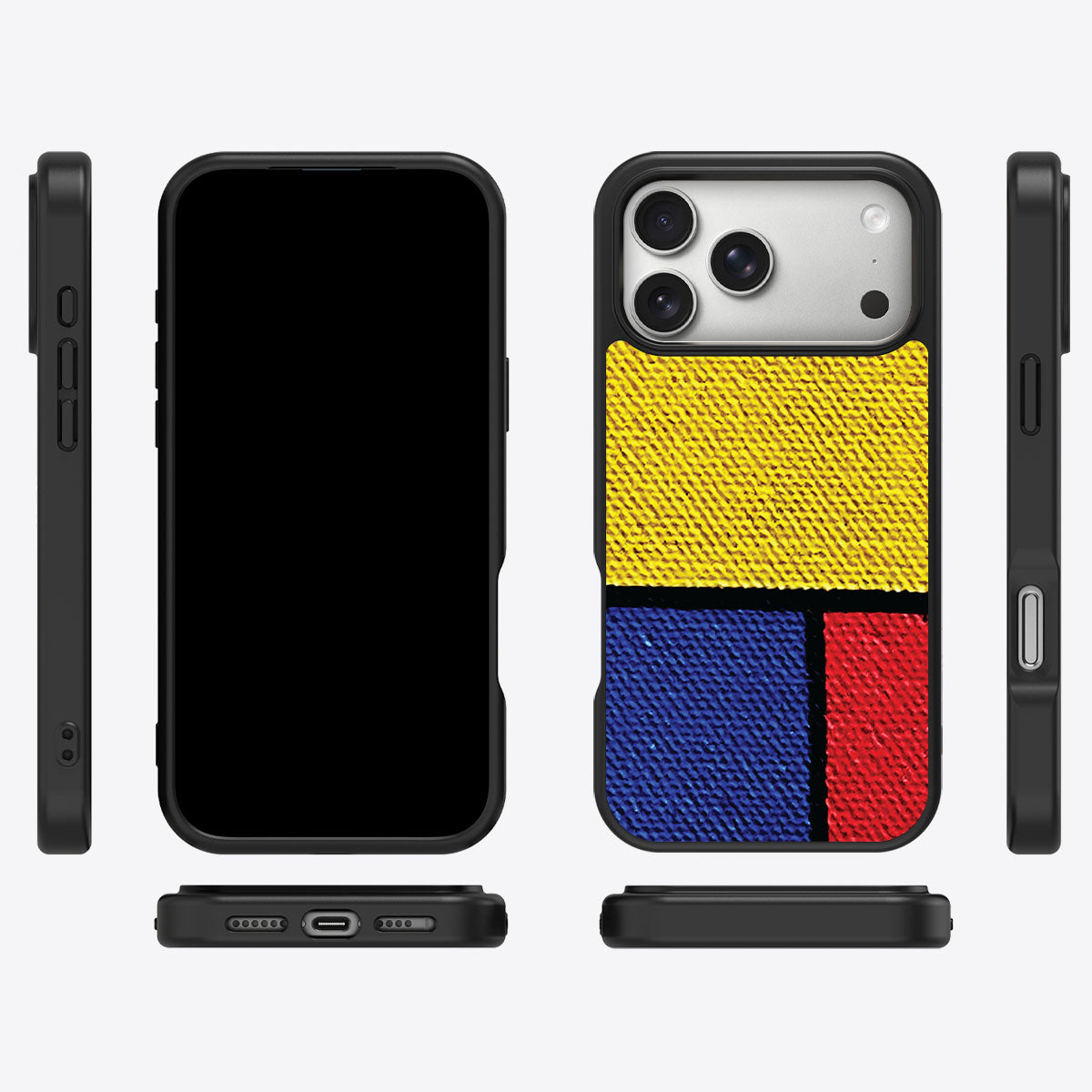 Bauhaus Blocks - iPhone 17 Pro Case #case type_core (magsafe), #case type_core (non magsafe)