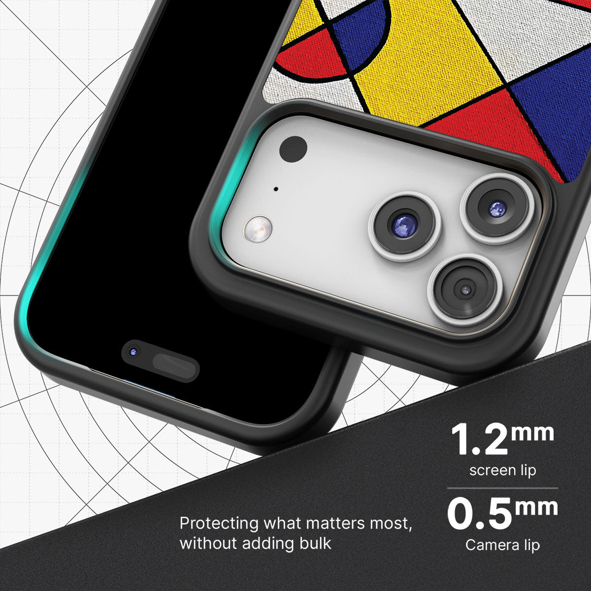 Bauhaus Proper - iPhone 17 Pro Case #case type_core (magsafe), #case type_core (non magsafe)