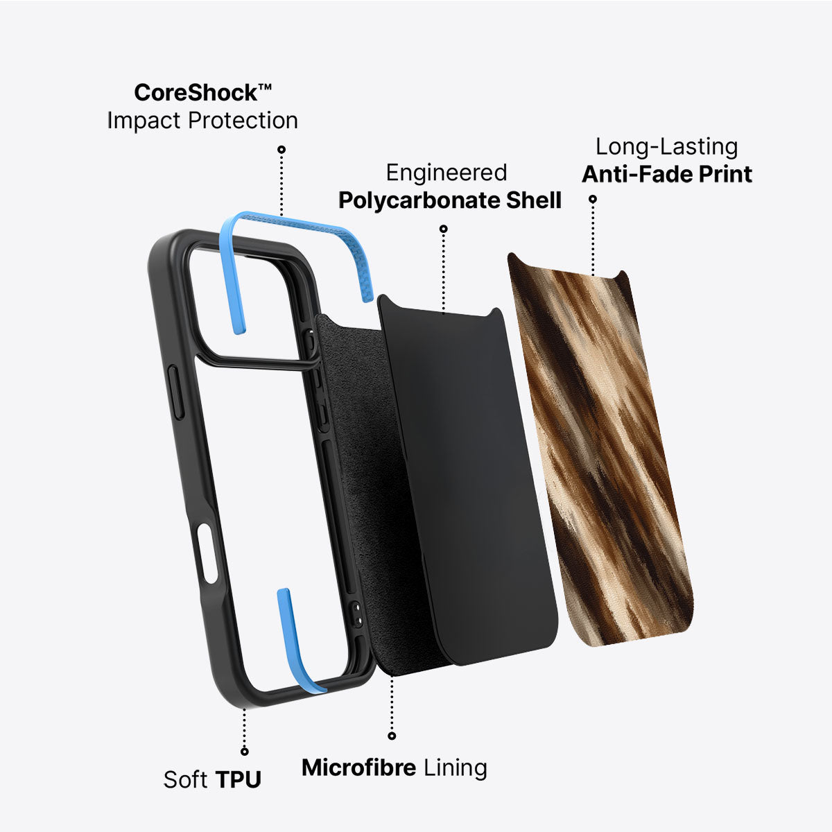 Bronze Terra - iPhone 17 Pro Case #case type_core (non magsafe)